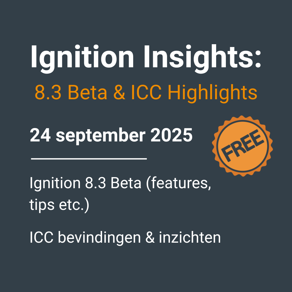 Ignition Insights; 8.3 Beta  ICC Highlights -AT-Automation